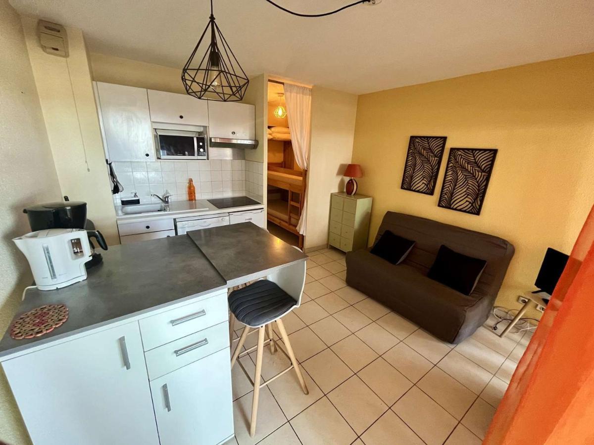 Studio Cabine Avec Terrasse 4 Pers, Acces Direct Plage, Tv, Animaux Admis - Argeles-Sur-Mer - Fr-1-225-798 Zewnętrze zdjęcie