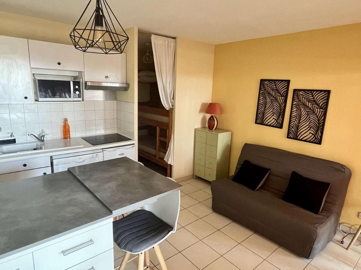 Studio Cabine Avec Terrasse 4 Pers, Acces Direct Plage, Tv, Animaux Admis - Argeles-Sur-Mer - Fr-1-225-798 Zewnętrze zdjęcie