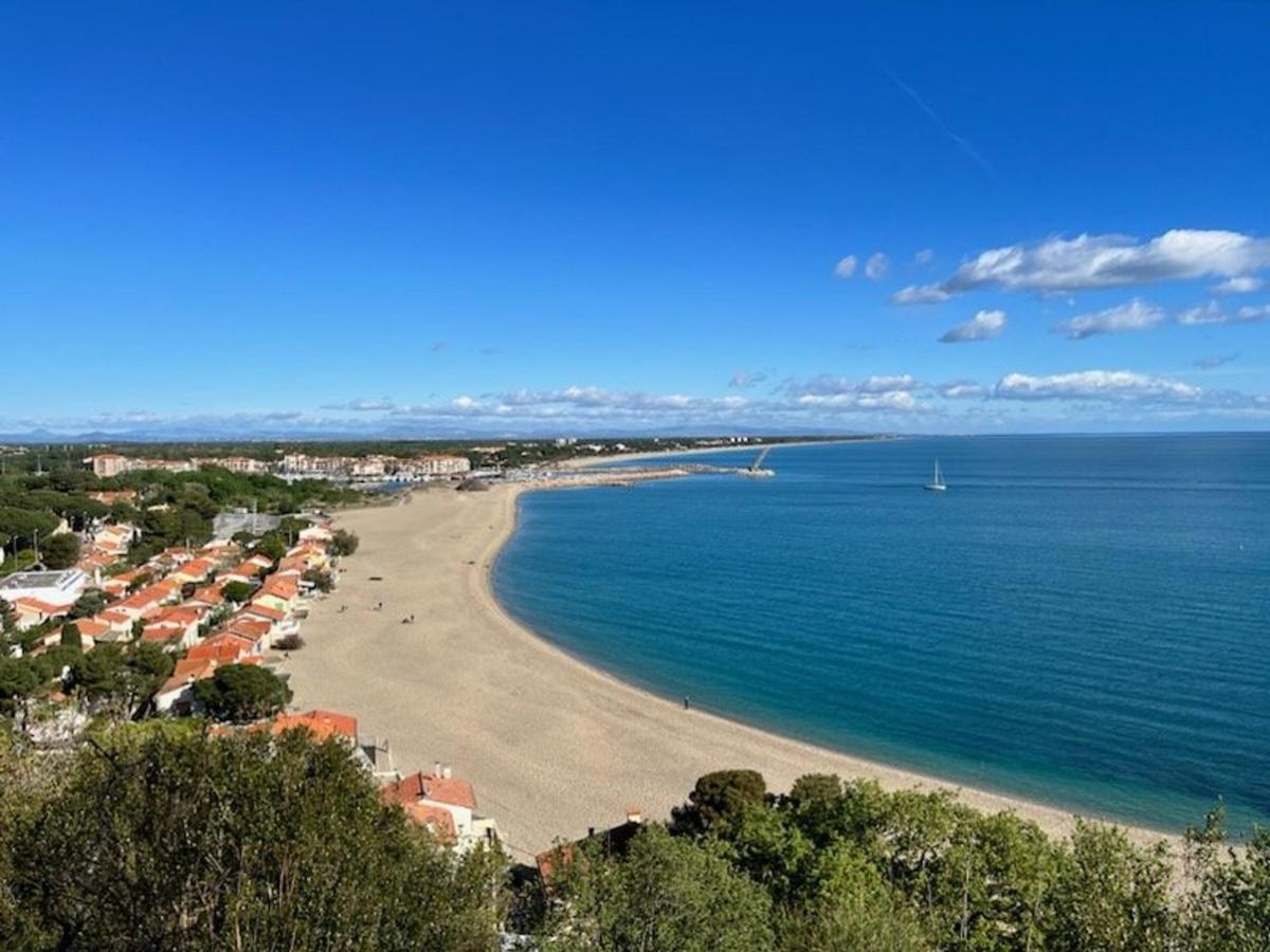 Studio Cabine Avec Terrasse 4 Pers, Acces Direct Plage, Tv, Animaux Admis - Argeles-Sur-Mer - Fr-1-225-798 Zewnętrze zdjęcie