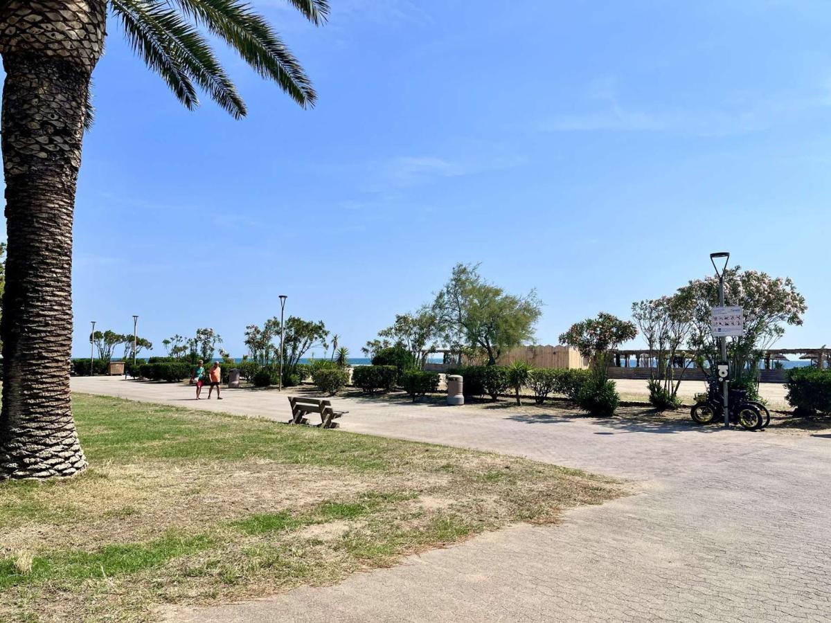 Studio Cabine Avec Terrasse 4 Pers, Acces Direct Plage, Tv, Animaux Admis - Argeles-Sur-Mer - Fr-1-225-798 Zewnętrze zdjęcie